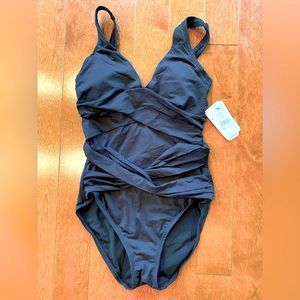 Tommy Bahama Black One Piece Swimsuit
